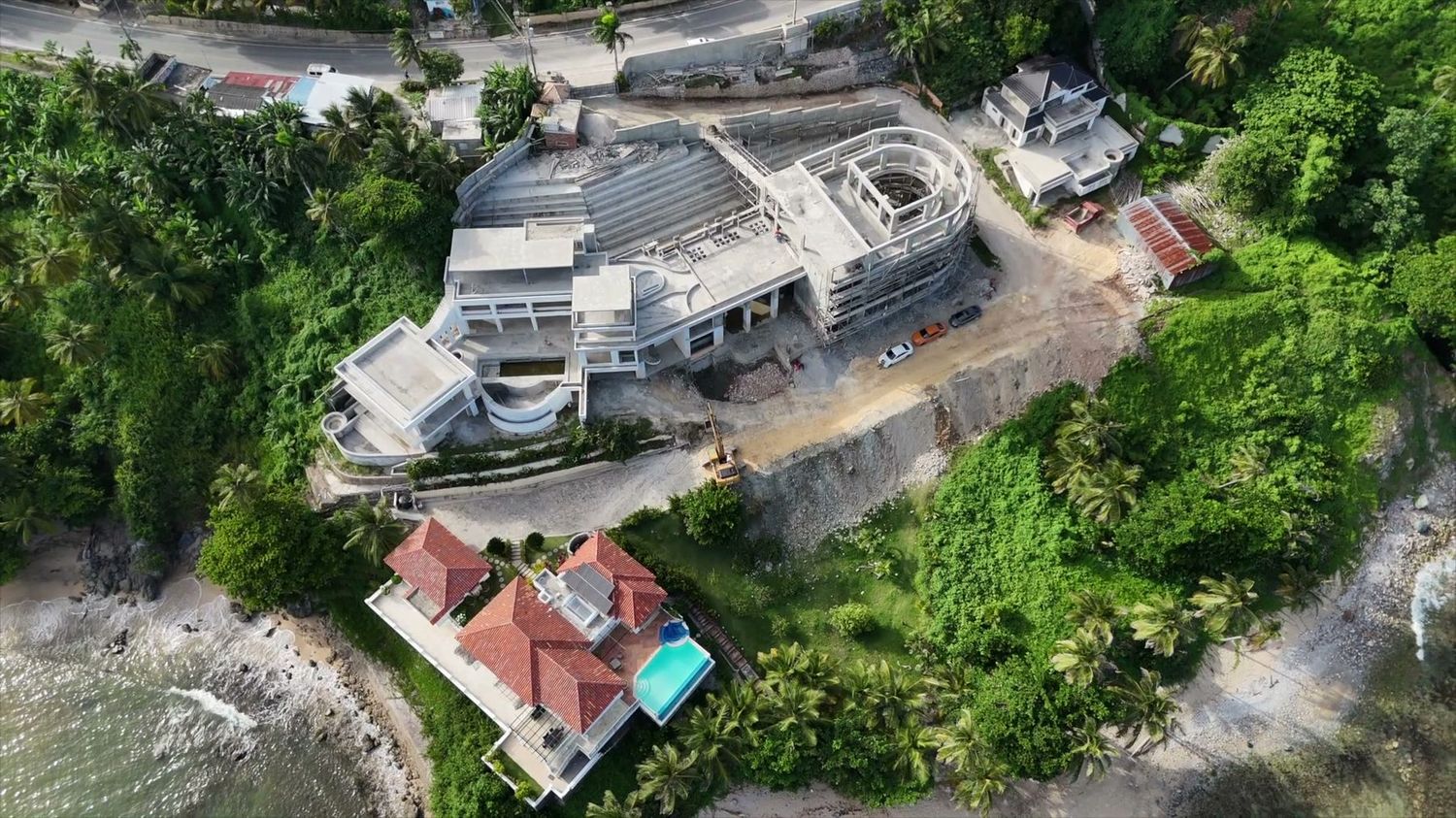The estate from above
