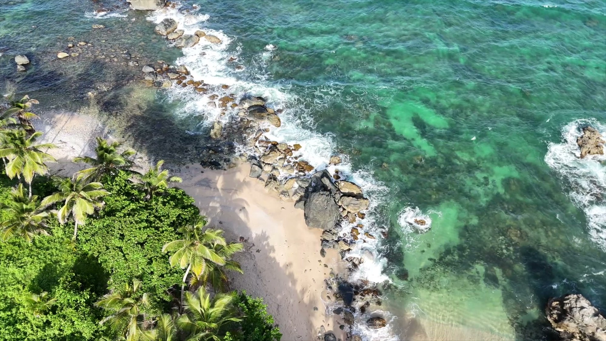 Turquoise water over the reef, Samaná